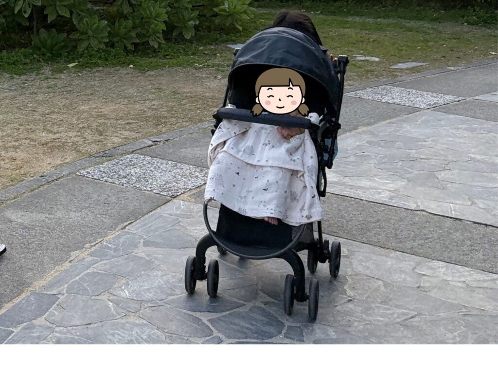 ルネッサンスリゾートオキナワでレンタルしたA型ベビーカー