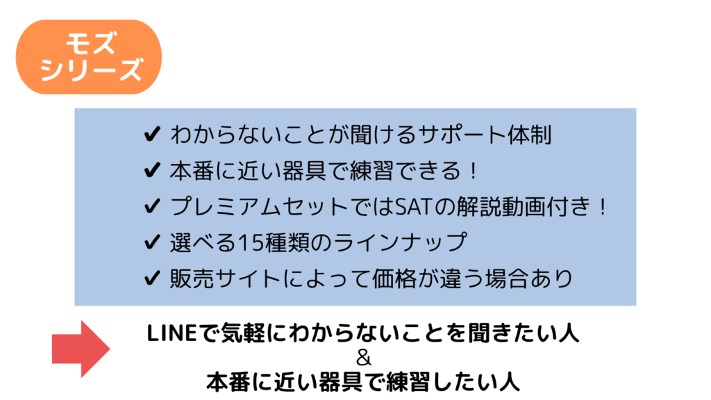 第二種電気工事士 実技試験練習キットのモズシリーズのおすすめポイント