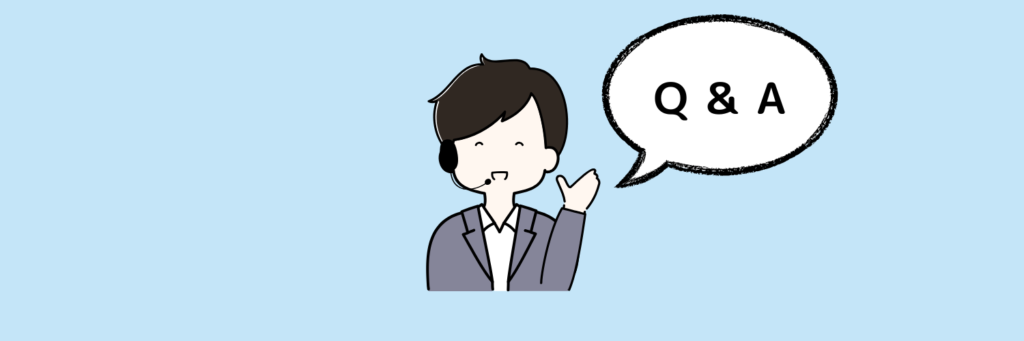 男性が疑問に答える