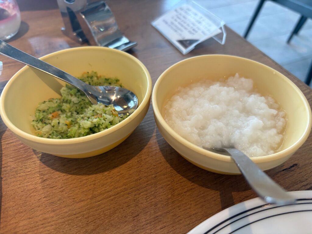 ルネッサンスリゾートオキナワのセイルフィッシュカフェの離乳食