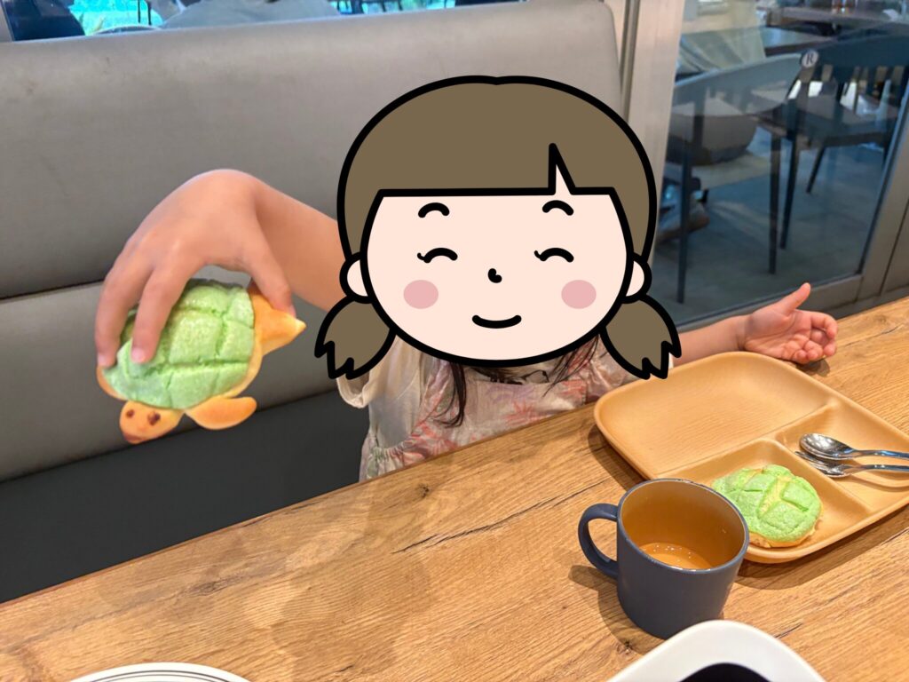 ルネッサンスリゾートオキナワのセイルフィッシュカフェのカメロンパン