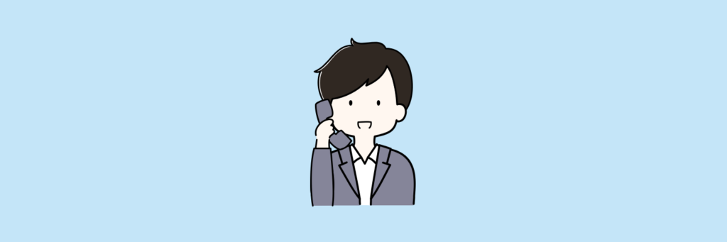 相談する男性
